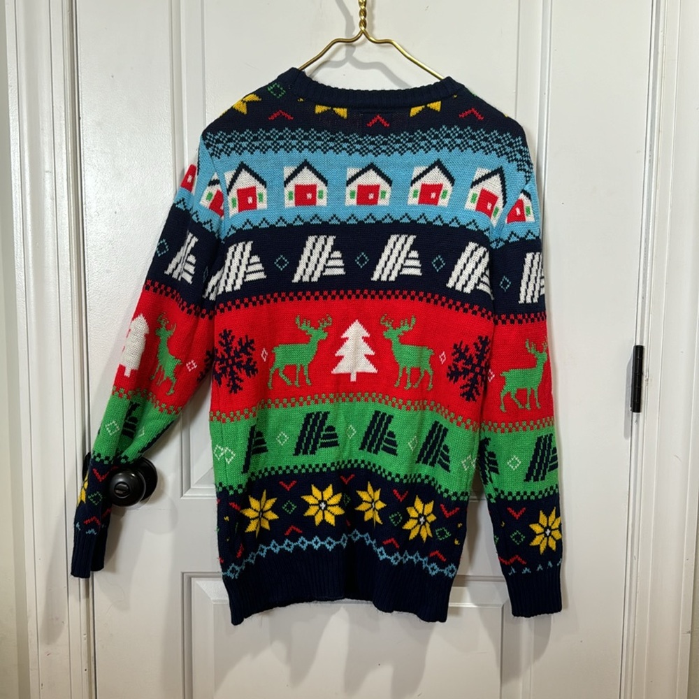 ALDI GROCERY STORE HOLIDAY CHRISTMAS SWEATER SMALL - Picture 5 of 6